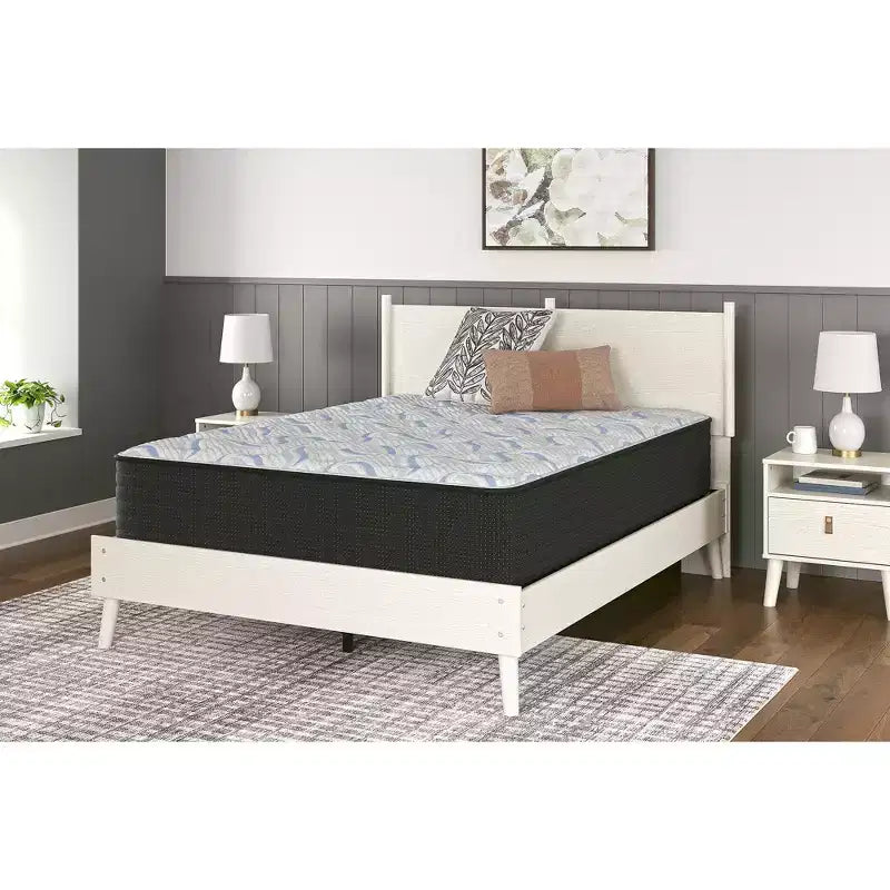 Plush 14" Hybrid Mattress with Memory Foam & Wrapped Coils, Bed in a Box