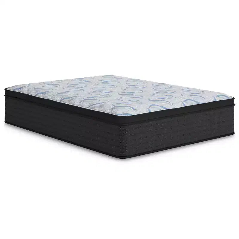 Plush 14" Hybrid Mattress with Memory Foam & Wrapped Coils, Bed in a Box