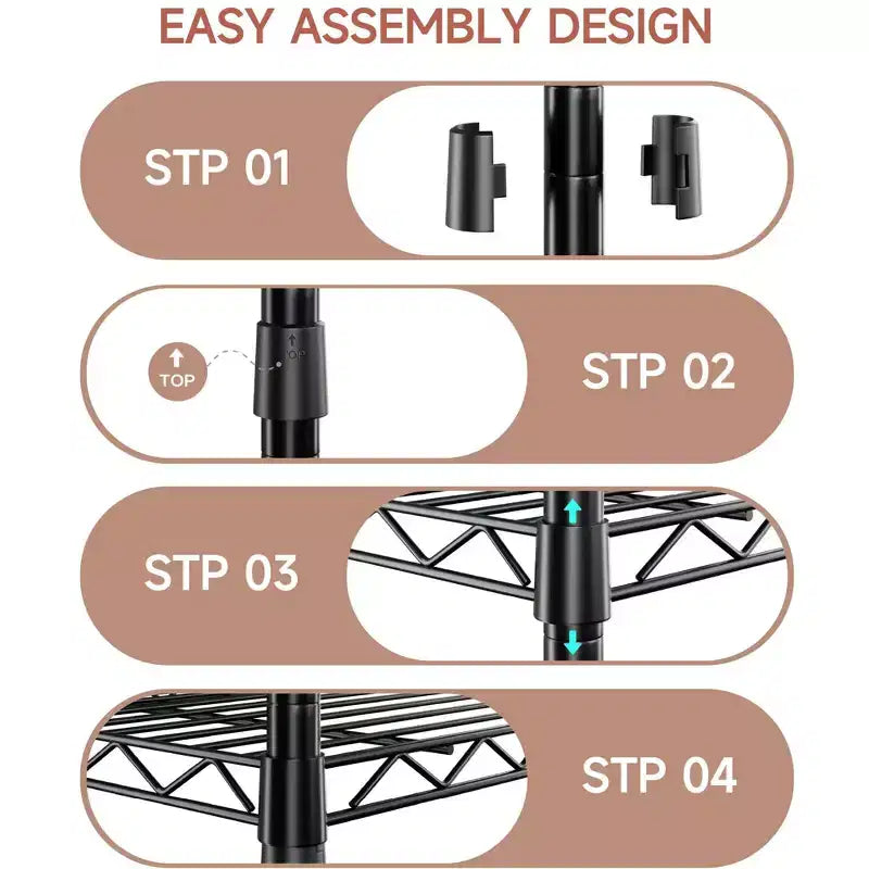 3-Tier Over the Shower Head Caddy Hanging Organizer with Hooks Rust-Resistant