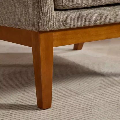 Modern High Back Accent Chair with Upholstered Seat for Living Room & Bedroom
