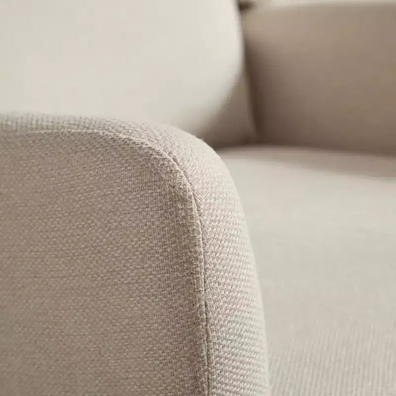 Modern High Back Accent Chair with Upholstered Seat for Living Room & Bedroom