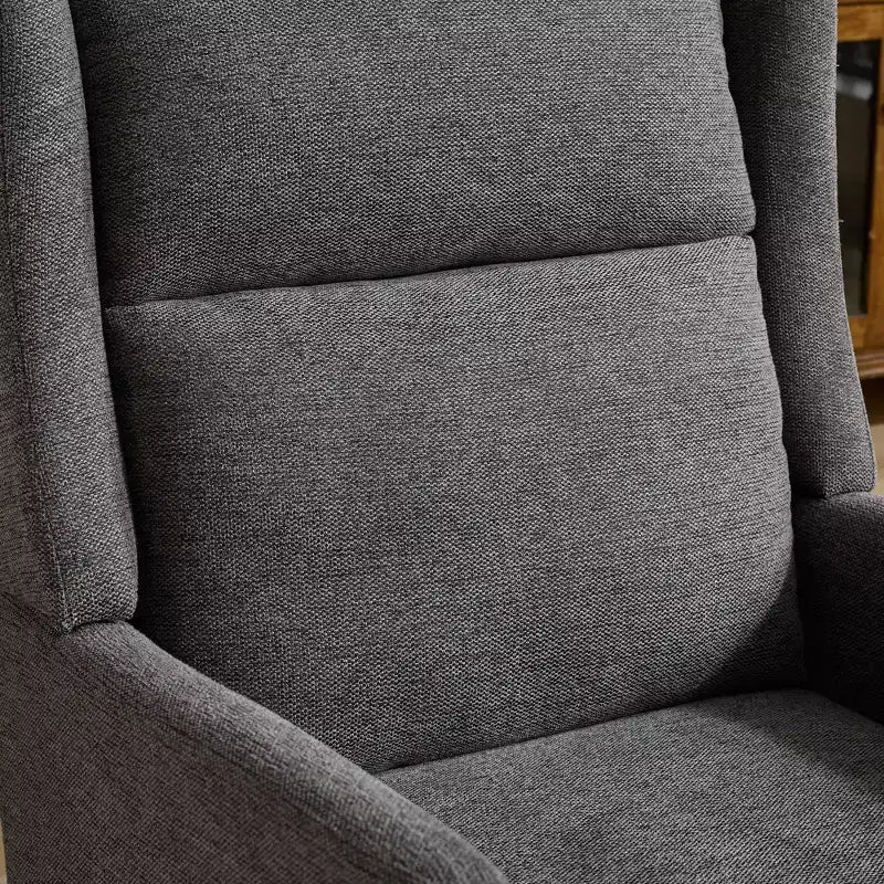 Modern High Back Accent Chair with Upholstered Seat for Living Room & Bedroom