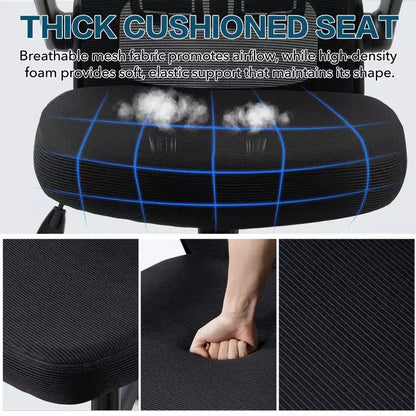 Ergonomic Mesh Office Chair with Headrest, Lumbar Support and Flip-Up Arms