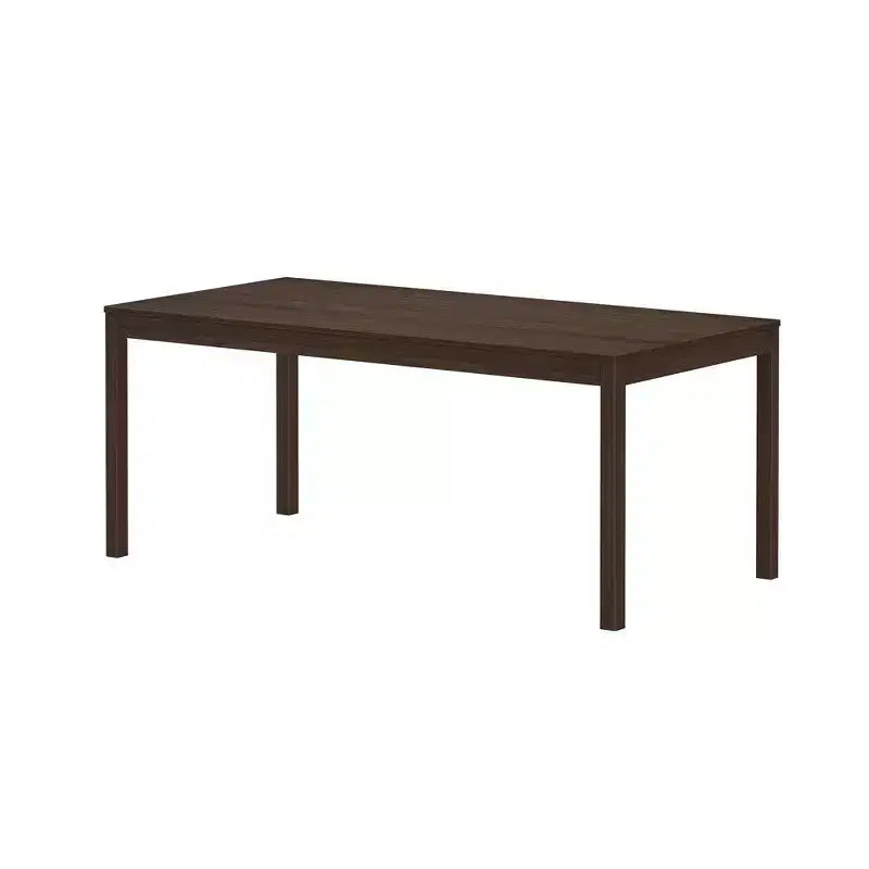 72" Rectangular Wooden Dining Table for 6 People, Kitchen & Dining Room