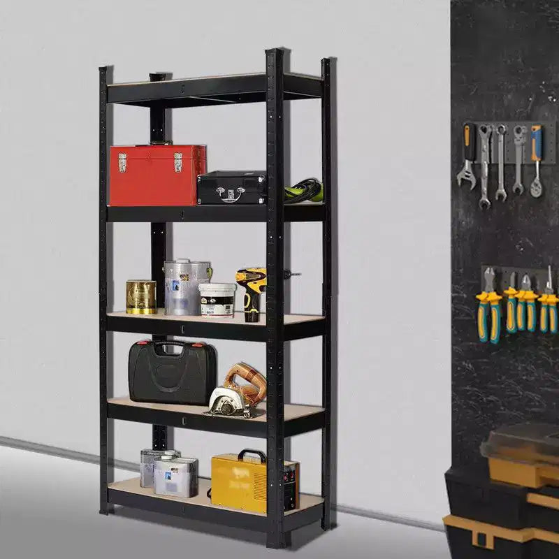 Heavy Duty Steel Storage Rack, Multi-Tier Shelving Unit for Garage & Warehouse