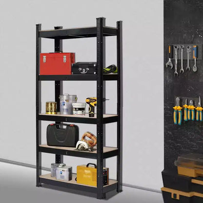 Heavy Duty Steel Storage Rack, Multi-Tier Shelving Unit for Garage & Warehouse