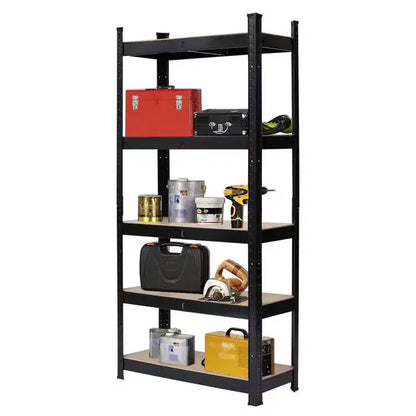 Heavy Duty Steel Storage Rack, Multi-Tier Shelving Unit for Garage & Warehouse