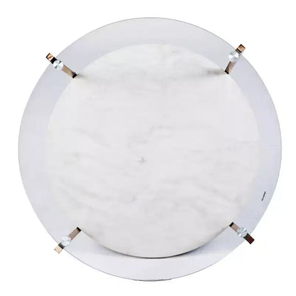 Glam Style Gold Cocktail Coffee Table, Luxe Living Room Accent