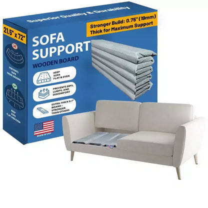 Continental Sleep, Heavy Duty Premium Couch Cushion Support Board to Fix Sagging Sofas, Thick Wood Boards Add Strong Seat Supports, Sofa, Chair