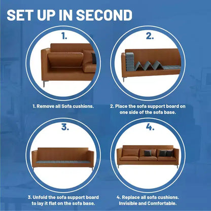 Heavy Duty Wood Couch Cushion Support Board for Sagging Sofas, Holds 400 lbs